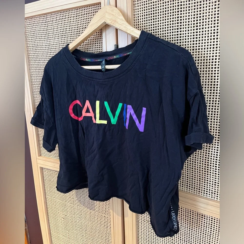 Calvin Performance Women’s XL Cropped T-shirt